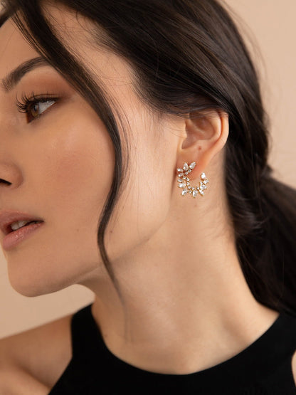 Lupe Crescent Studs